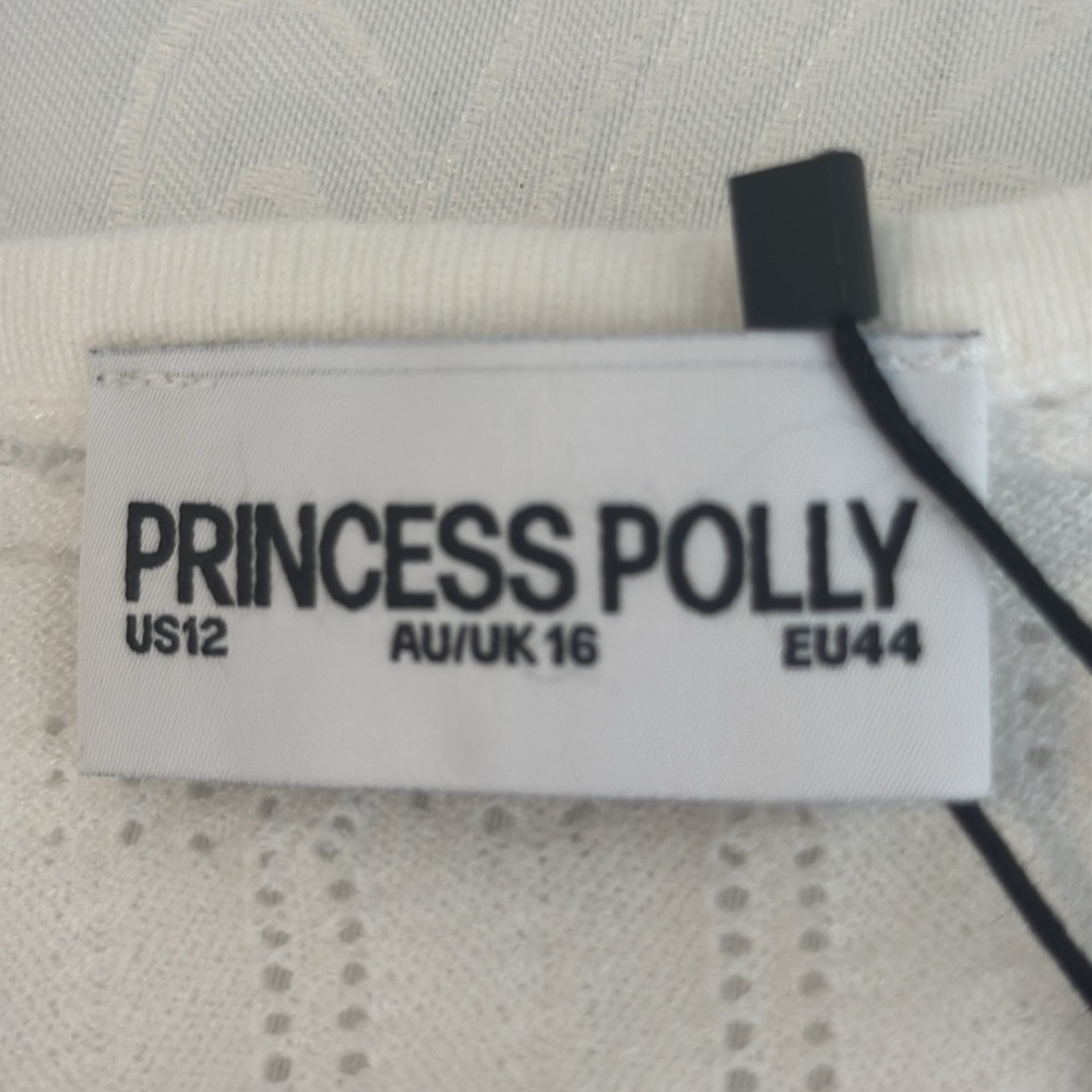 Princess Polly Valor Crop Open Knit Top. Size 12 - Picture 7 of 16